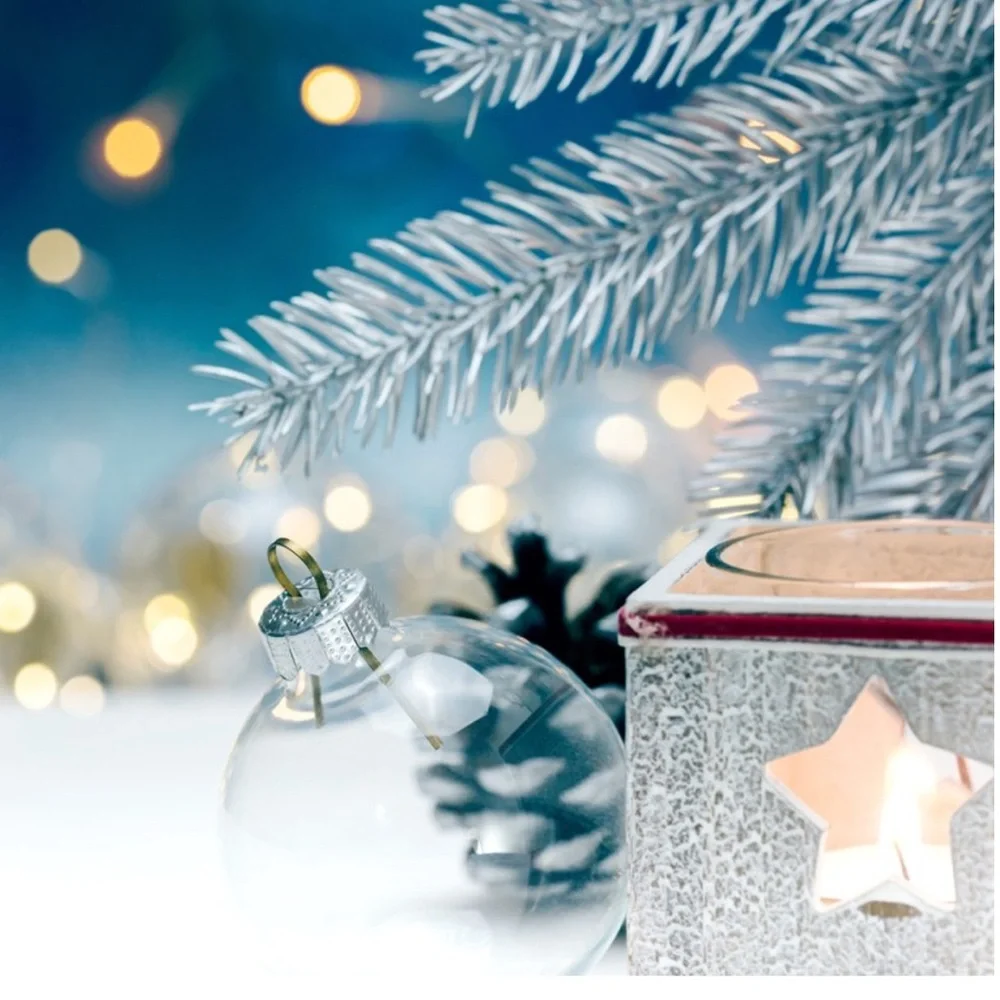 Handmade white christmas